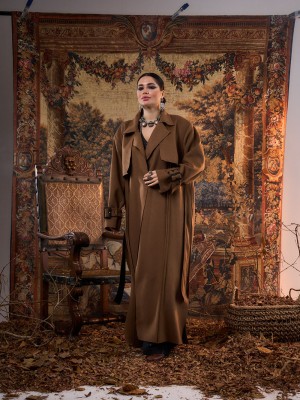 Wool trunch jacket