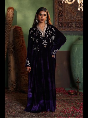 Dark Purple Pomegranate Kaftan
