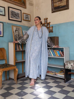 Nagda Sleeves Abaya Set